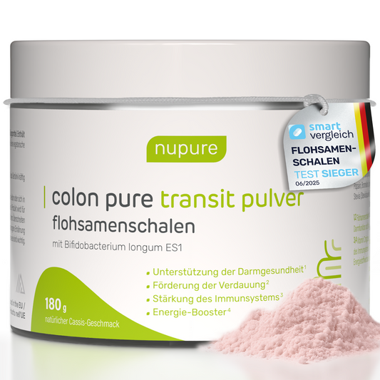 Colon Pure Transit Pulver Flohsamenschalen