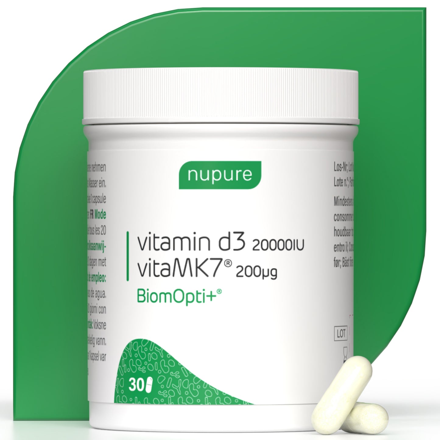 BiomOpti+® Vitamin D3 20000 + vitamin k2® 200