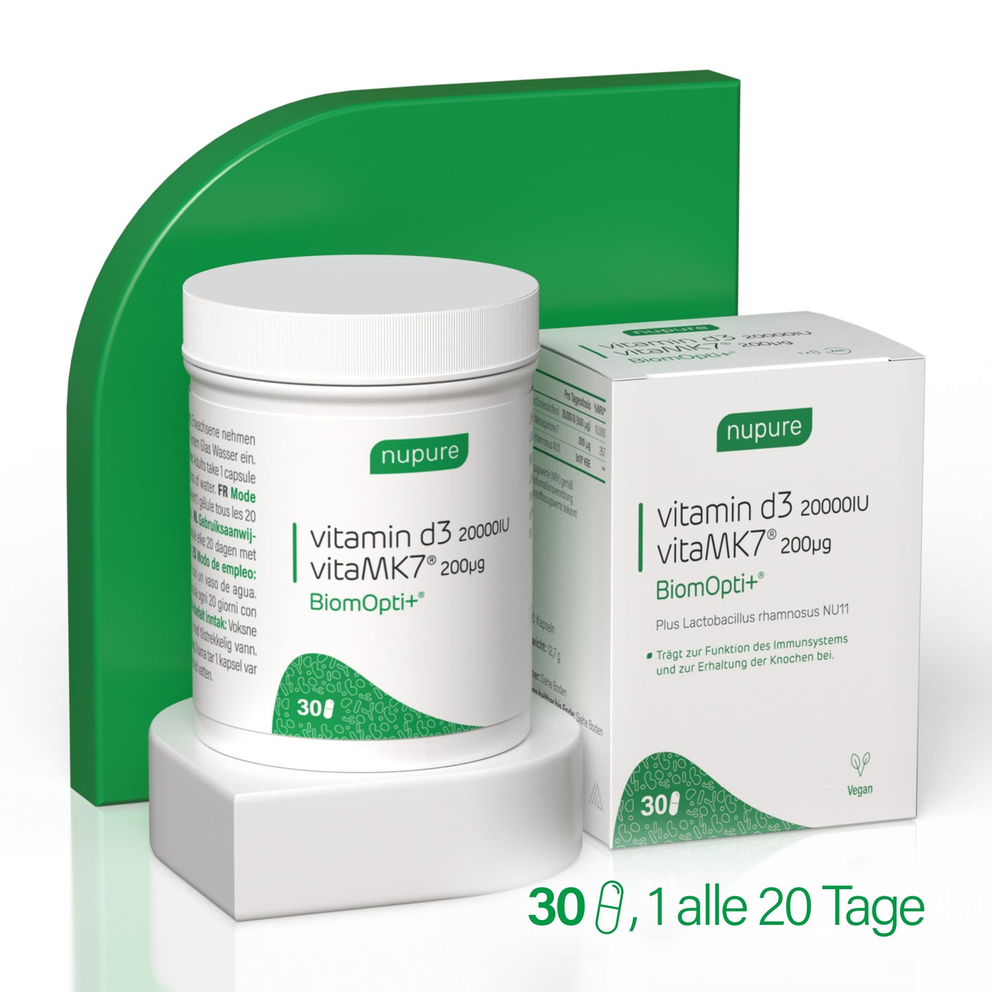BiomOpti+® Vitamin D3 20000 + vitamin k2® 200