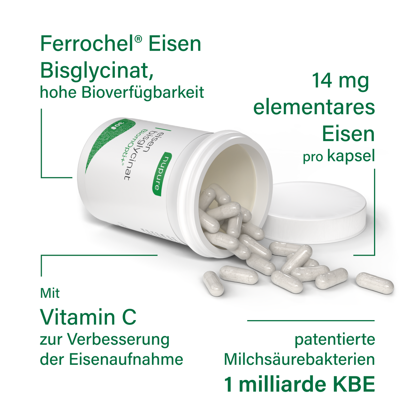 NuPure BiomOpti+ Eisen