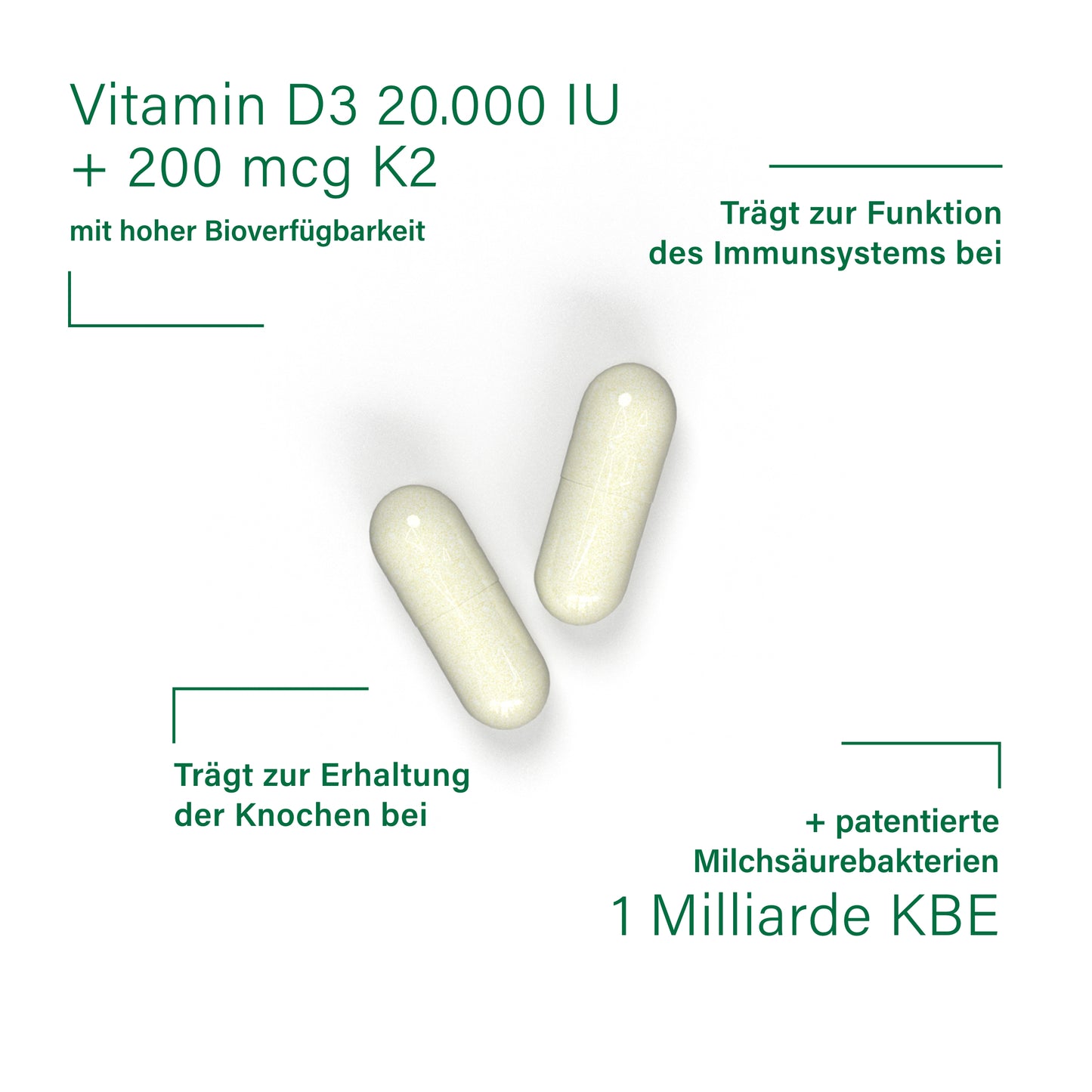 BiomOpti+® Vitamin D3 20000 + vitamink7® 200