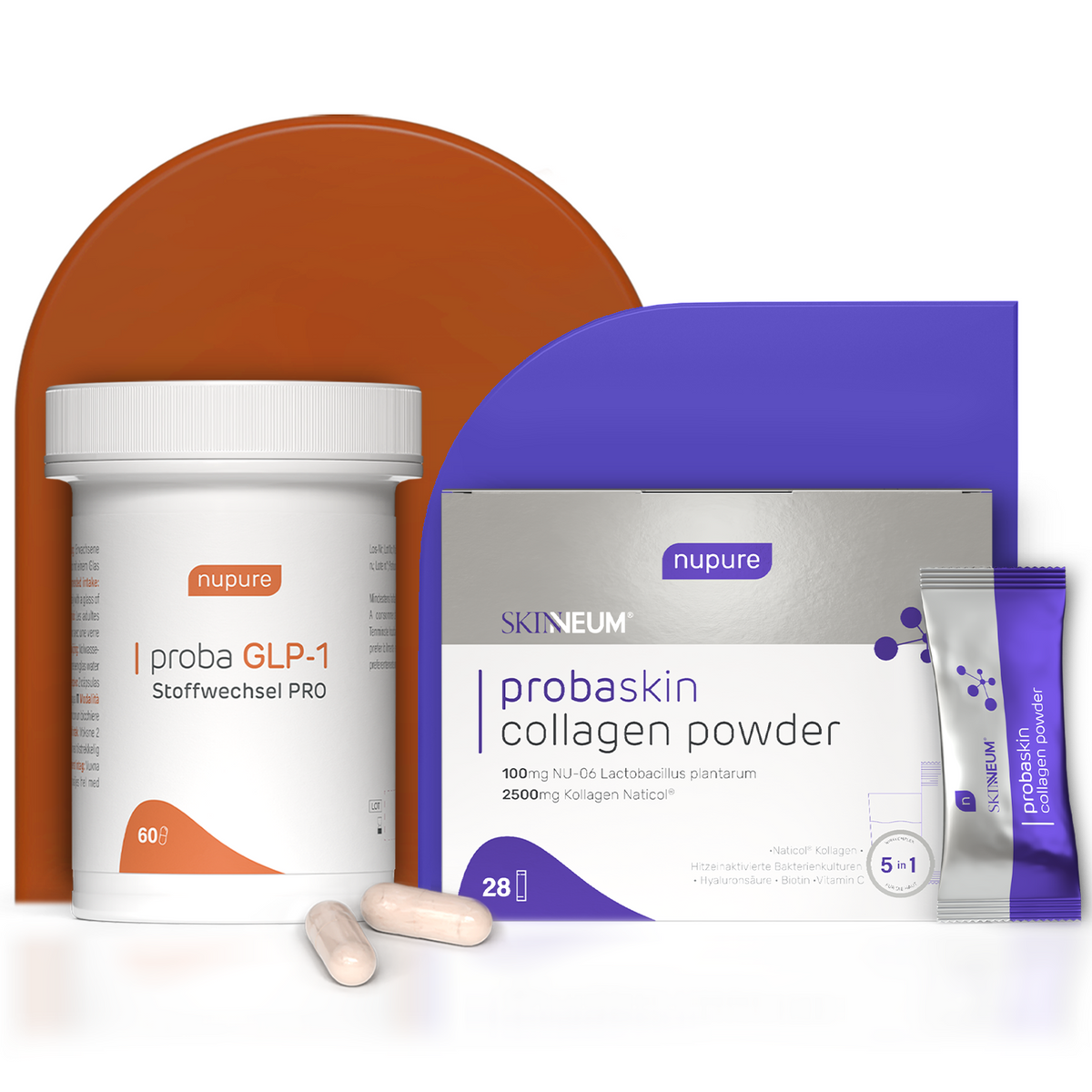 GLP-1 & Collagen Booster Pulver bundle - 3 Packungen (ch)